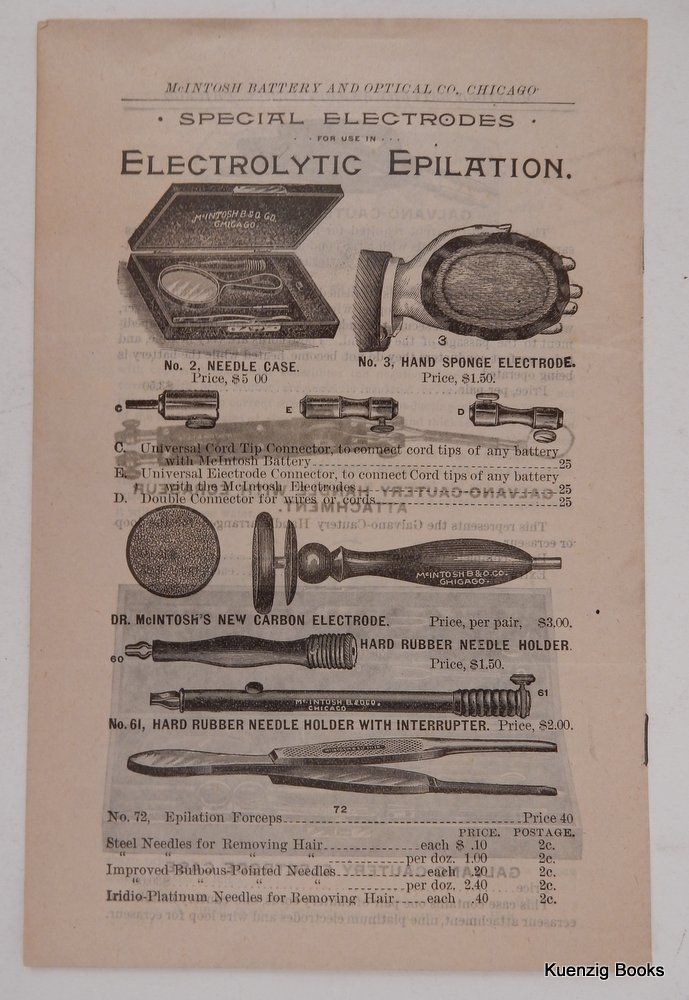 McIntosh Battery and Optical Co. sales brochure McIntosh Battery